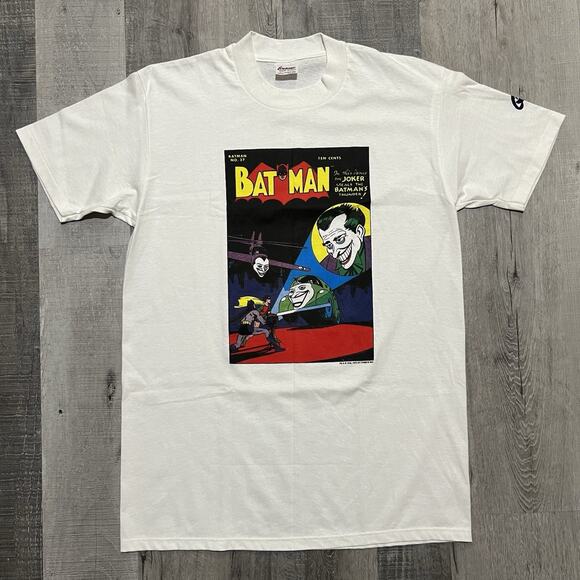 1980s Batman T Shirt Large Unused NOS DC Comics Vtg Batman Vs Joker #37 Cover